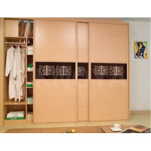 Beliebte Panel Schlafzimmer Holz Kleiderschrank Tür Designs